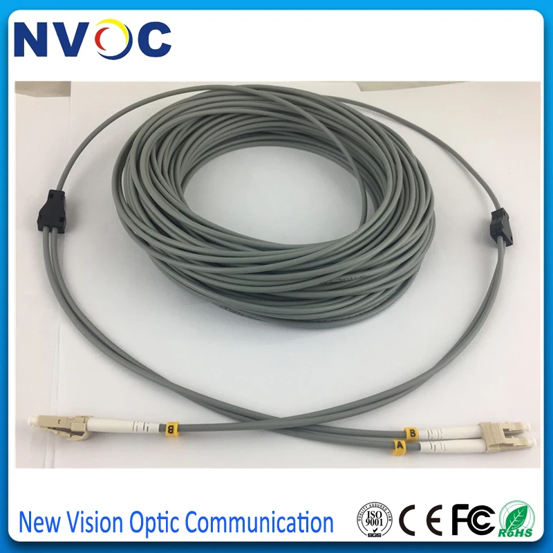 5 шт./лот, LC/UPC-LC/UPC мм(62,5/125), DX, 3,0 мм, ПВХ куртка, LC UPC 30 м бронированный двухъядерный внутренний волоконно-оптический патч-корд перемычка