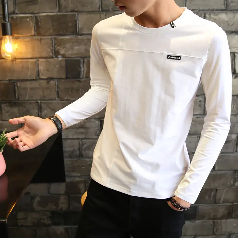 Short sleeve T shirt round collar half 