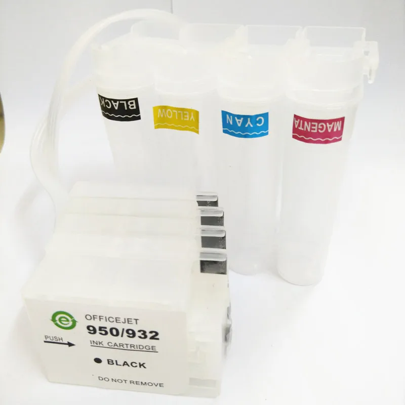 Vilaxh for hp 932 933 CISS refillable ink cartridge for hp 932xl 933xl Officejet pro 6100 2