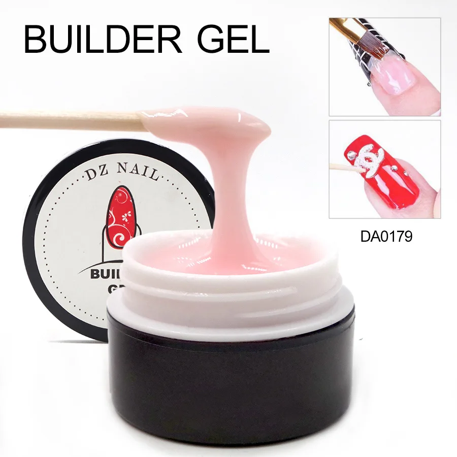 

Yungsio Nail Extension UV Builder Gel Polish Set For Nail Art Tips DIY Nail Art Strengthening Manicure Decorations 15ml