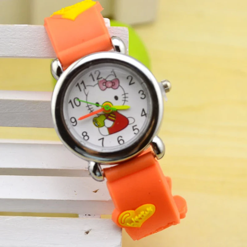 Hello Kitty смотреть мультфильм кварцевые часы детские наручные для малыш ребенок