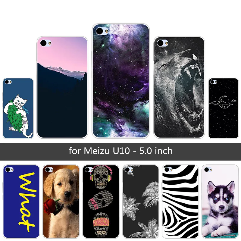 5 0 дюйма для Meizu U10 чехол Роскошный мягкий силиконовый HighMountain задняя крышка Capa Funda U