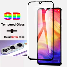 Закаленное стекло 9D для Red mi note 7 Pro и объектива камеры защитное кольцо для Xiaomi mi 9 8 SE A2 Lite металлический защитный чехол для объектива
