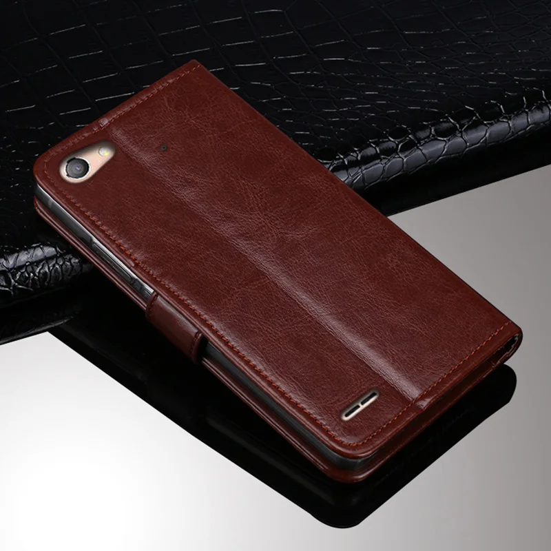 

Luxury Retro Fundas Flip Case For Medion Life E5006 MD60227 PU Leather+Soft Silicon Wallet Cover For Medion Life E5006 Phone Bag