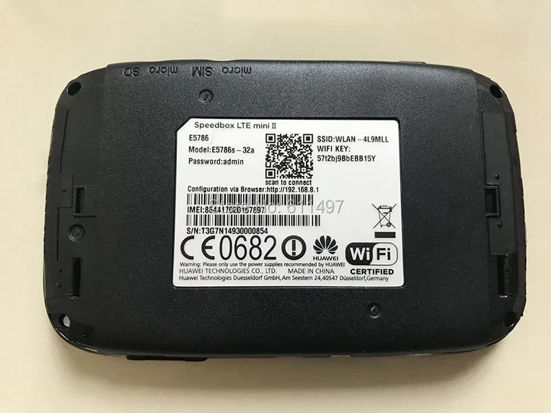 Разблокированный huawei E5786 4G LTE-Advanced CAT6 FDD/TDD мобильный Wifi DL300Mbps маршрутизатор huawei E5786s-32a PK E5788 E5778 E5885