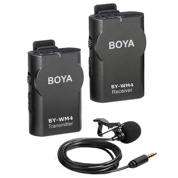 

BOYA BY-WM4 Universal Lavalier Wireless Microphone Mic with Real-time Monitor for IOS iPhone 8 8 plus 7 7 plus 6 6s Smartphone
