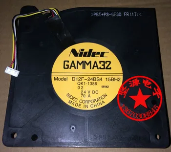 

Original NIDEC D12F-24BS4 15BH2 24V 0.70A 12CM 4-Wire Copier Fan
