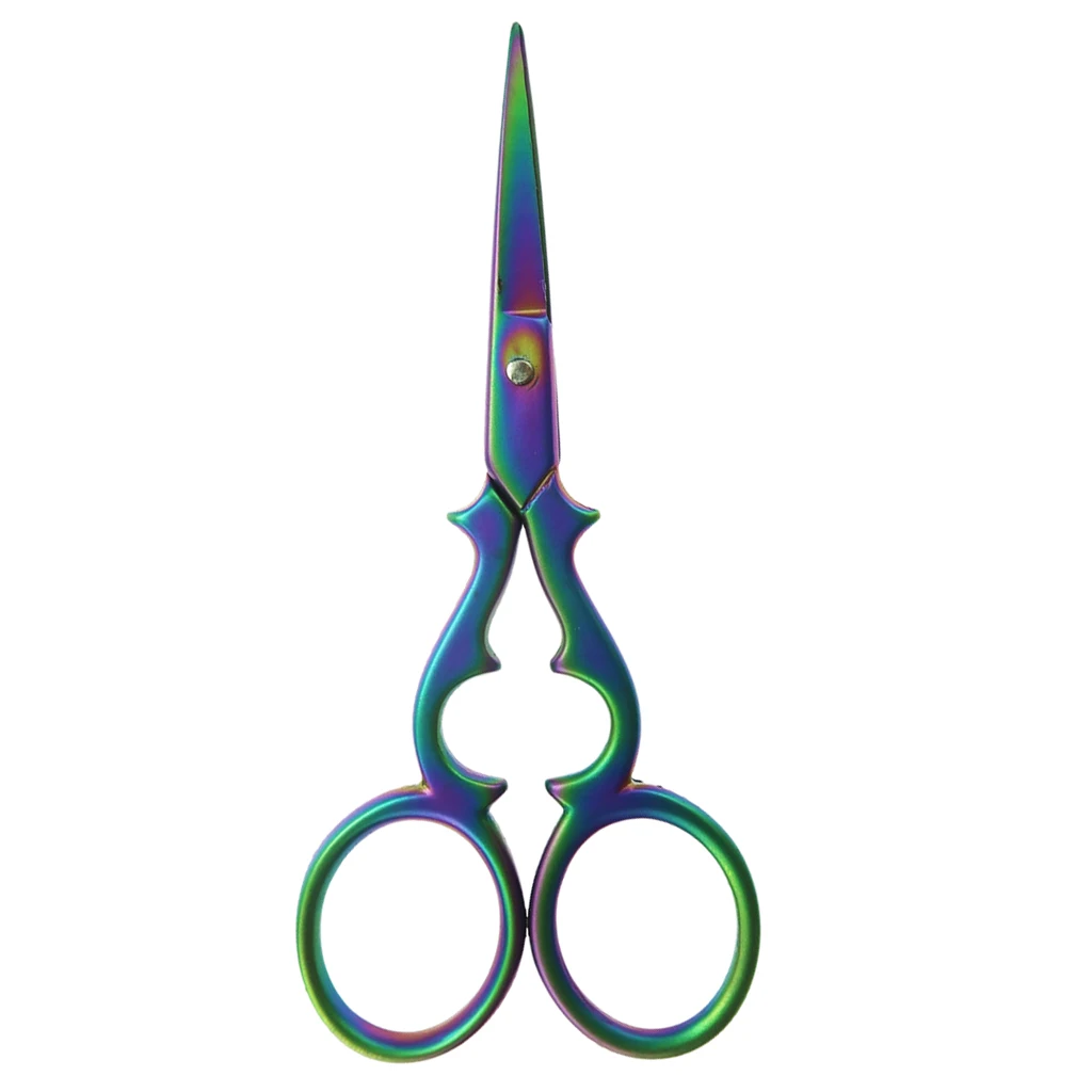2pcs Vintage Butterfly/Gourd Embroidery Sewing Shears Cross Stitch Scissors