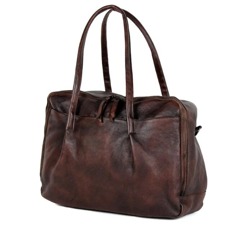 NIUBOA, модная женская сумка, женская сумка из натуральной кожи, черная кожаная сумка-тоут, Bolsas Femininas, Большая вместительная сумка на плечо