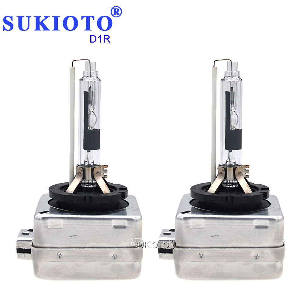 SUKIOTO D1S 55W Xenon 5000K D2S D3S D4S D1R D2R D4R 35W xenon Car lights 4300K 6000K 8000K D1S 6614066144 HID Headlight Bulbs