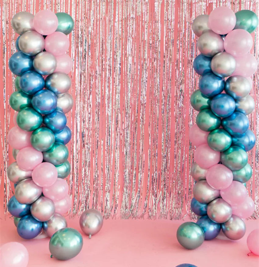 18 дюймовые металлические воздушные шары Bobo, золотые воздушные шары, 12 дюймовые металлические латексные смешанные воздушные шары для дня рождения, вечеринки, Декор, свадебные принадлежности