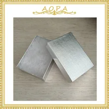 33 серебряная фольга 50 шт хлопчатобумажная заполненная бумажная коробка для ювелирных изделий