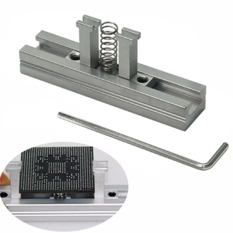 hot stapler Directly Heating BGA Reballing Station Stencils Holder Template Holder Heated Fixture Jig for rework station electric soldering iron kit