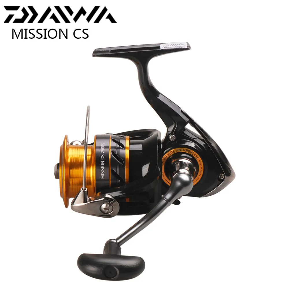 

DAIWA MISSION CS Spinning Fishing Reel 2000 2500S 3000S 4000S 4 Ball Bearing 5.3:1 Moulinets De Peche Spinning Wheel Carretilha