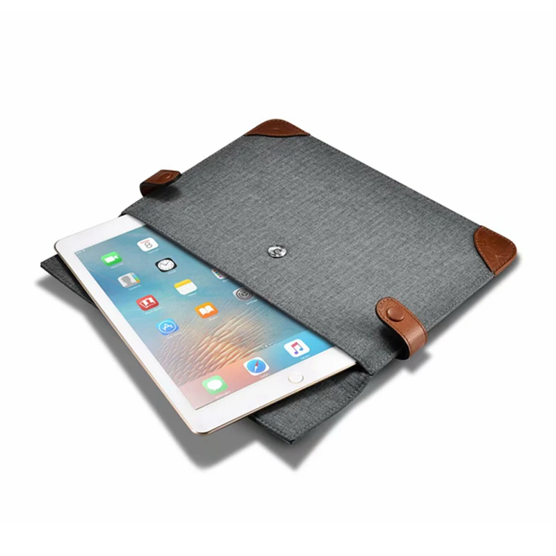 Чехол для IPad 2018 9 7 дюйма Air 2 1 сумка Холщовая Сумка из воловьей кожи планшета Pro 12 2017