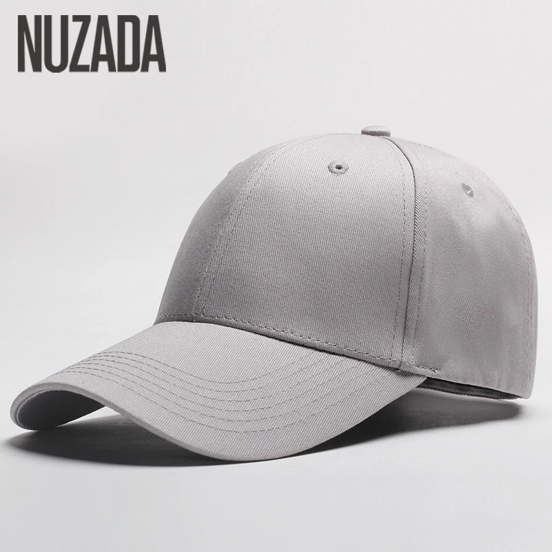Brand NUZADA Simple Classic Men Women Baseball Cap Bone 6 Colors Spring Summer Autumn Caps Cotton Adjustable Snapback Hats