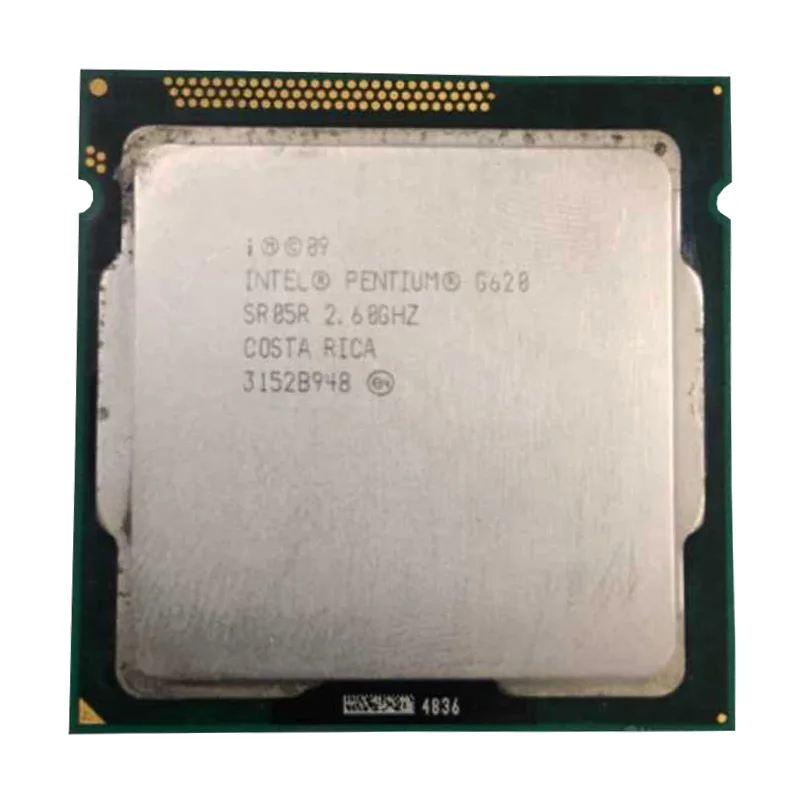 Intel Pentium G620 CPU 3M/2 60 GHz LGA 1155 TDP 65W H61 B75 81 материнская плата Dual Core g2030 2120 2130 cpu