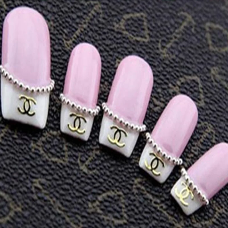 50 см 3D Сплава Украшения Искусства Ногтя Rhinestone Золото Серебро Небольшой