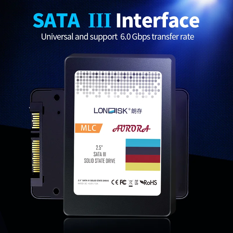 LONDISK SSD 5 шт./упак. SATA 3 0 hdd ssd Внутренний твердотельный диск 120 ГБ/240 ГБ/480 ГБ/960 ГБ