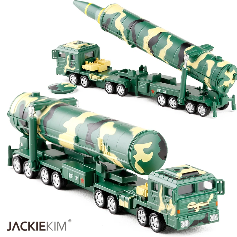 1:64 военная модель автомобиля мировая война Dongfeng DF31A интерконтинентальная