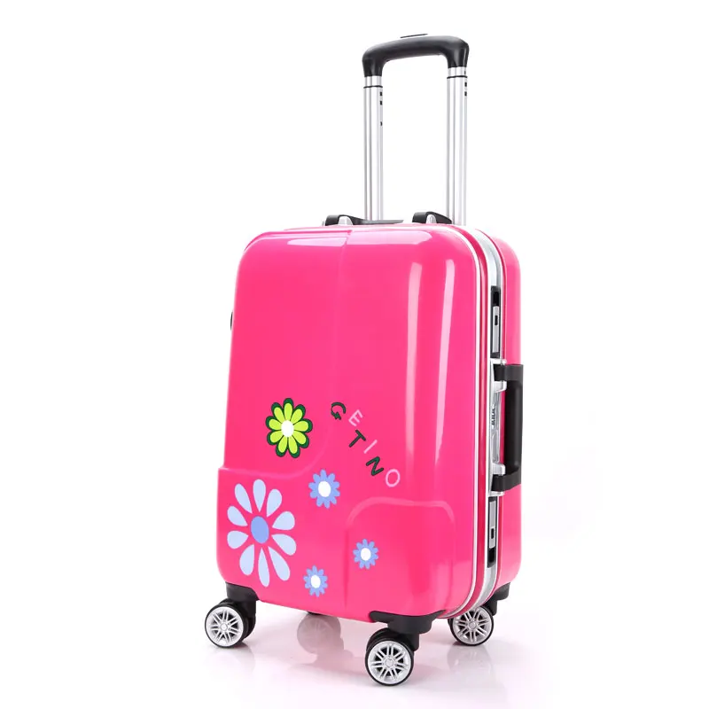 

20"24 Inch PC+ABS Aluminum frame Travel Luggage Suitcase Bag Business Trolley Wheel Rolling High Quality Spinner Traveling Case