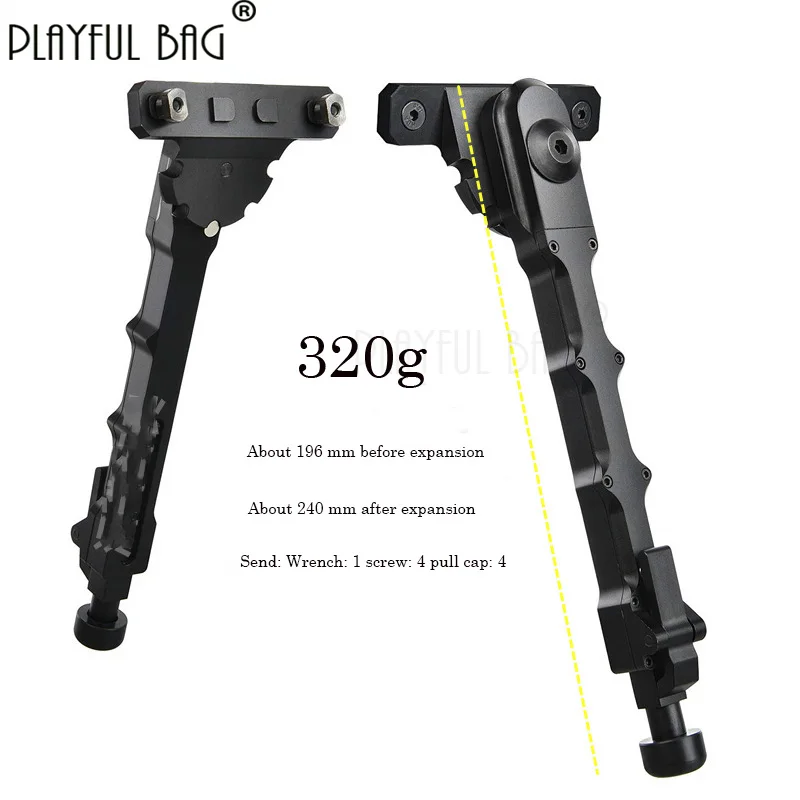 

Outdoor sports game toy V9 split bamboo scaffold support mlok DIY piece support scaffold upgrade material gel ball gun JD6