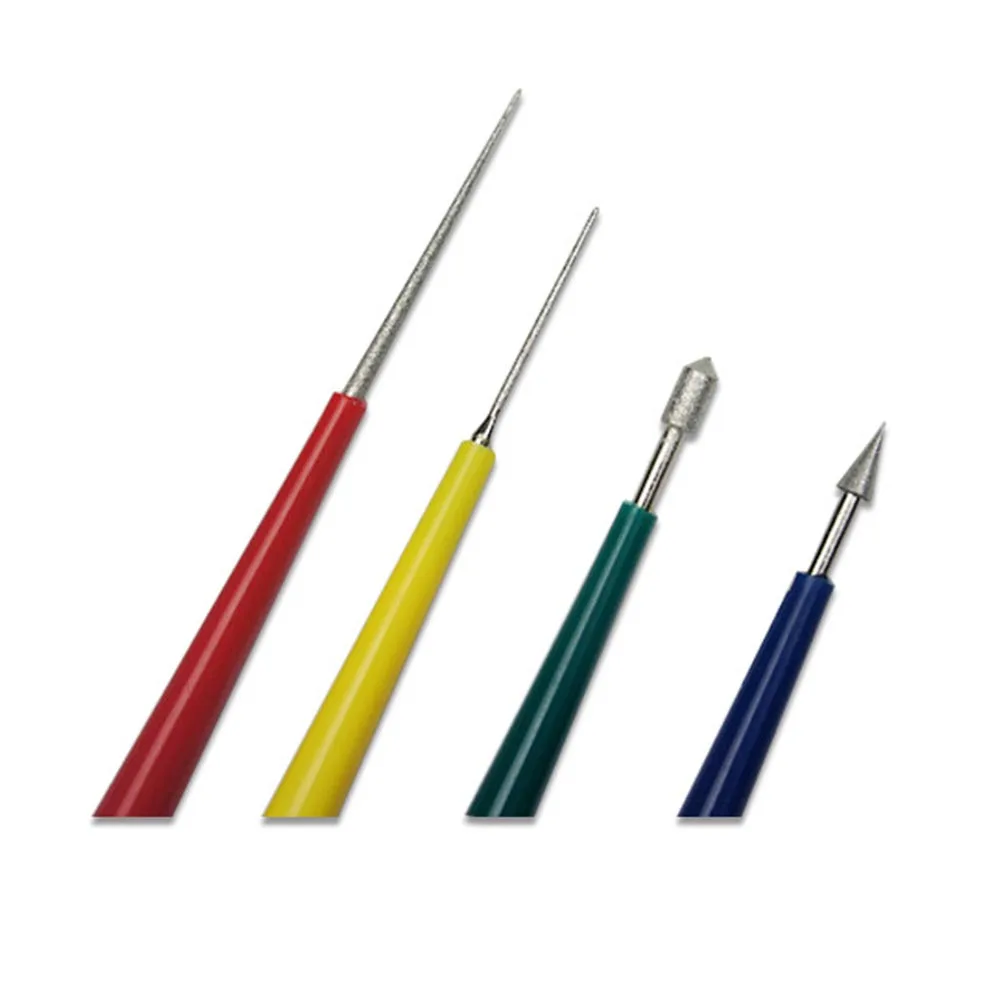 

New 4pcs Mini Files Diamond Pearl Bead Reamer Set Beading Hole Reamer DIY Jewelry Making Repair Woodworking Tools WV949