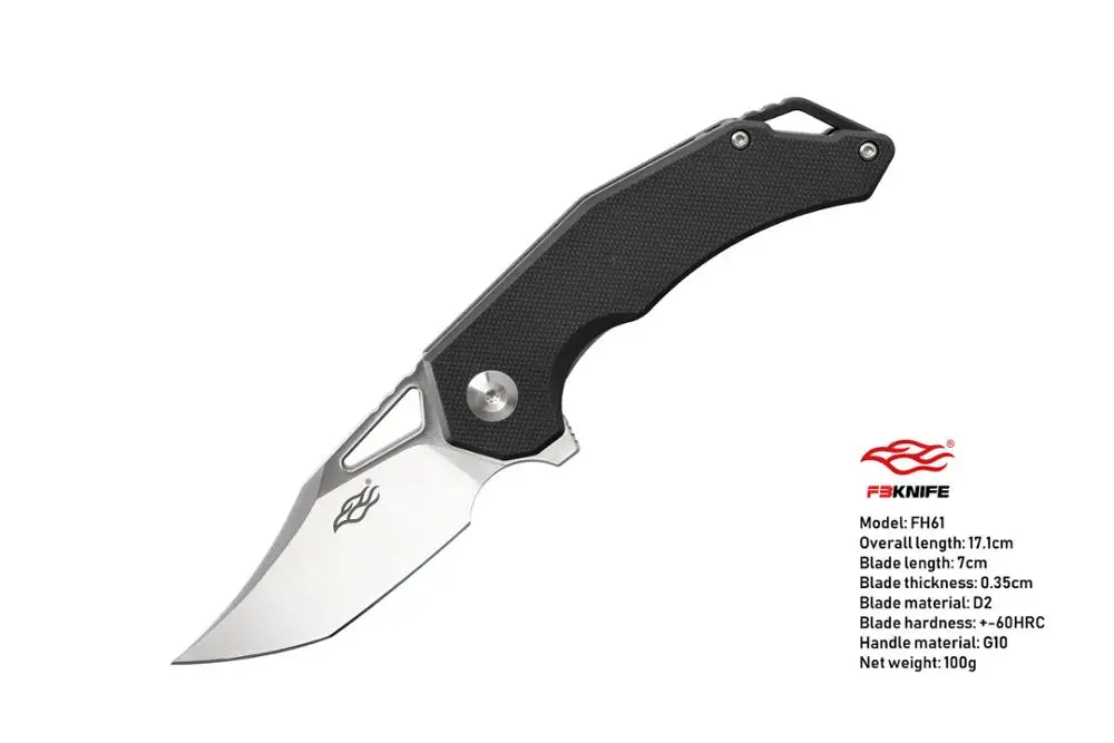 Новый Популярный нож Ganzo Firebird FBKNIFE FH61 D2 blade G10/CF с ручкой складной Outddoor походный