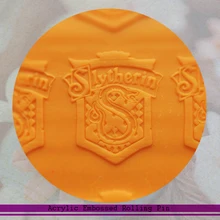 HSlytherin 2 различных размера текстурированные узорные тисненые Скалки помадка торт сахарный поделка инструменты для украшения