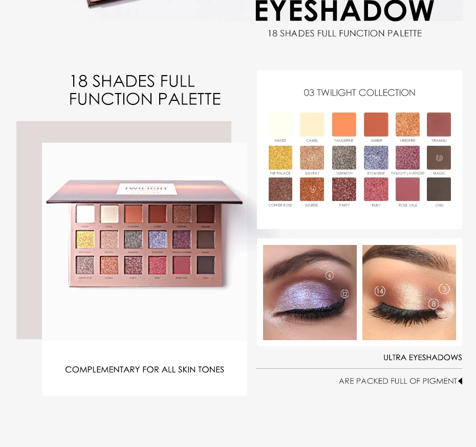 Тени для глаз focallure shade palette'sweet as honey Glitter Shimmer matte Eye shadow Профессиональный Макияж Палитра теней