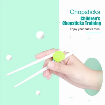 

1Pair Adult Children Training Chopsticks Kids Beginner Learning Helper Aid YH-17