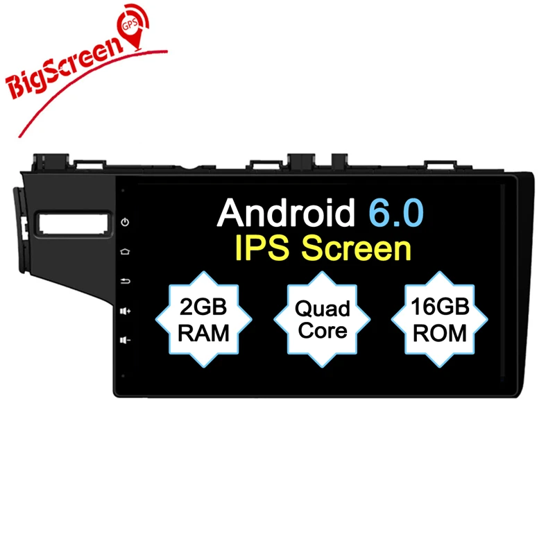 Clearance The Newest Android 6.0 Player GPS Navigation For Honda Fit 2014-2017 Left Hand Stereo Multimedia Free Map Bluetooth no DVD 1