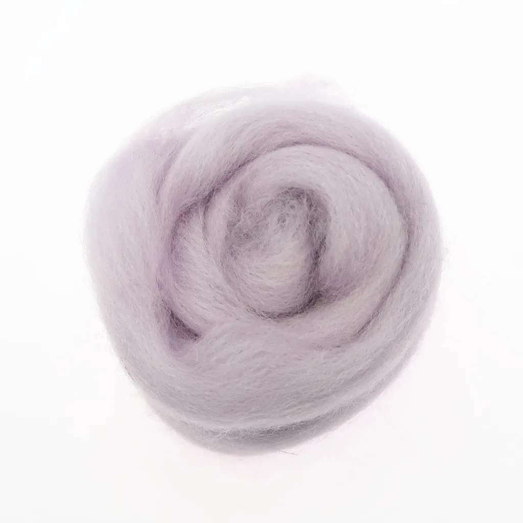 50/100g/ Basic Color Series Wool Fibre Flower Animal Wool Felting Handmade Spinning DIY Craft Materials Tool Felt Felt Fabric