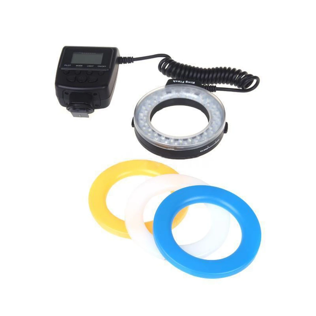 

Macro LED Ring Flash Light for Canon Nikon Olympus Panasonic DSLR Camera