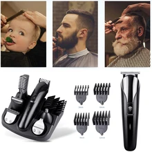 Прибор для ухода за лицом триммер для волос регулируемая перезаряжаемая Парикмахерская Беспроводная электробритва Мужская модная машина для мужчин
