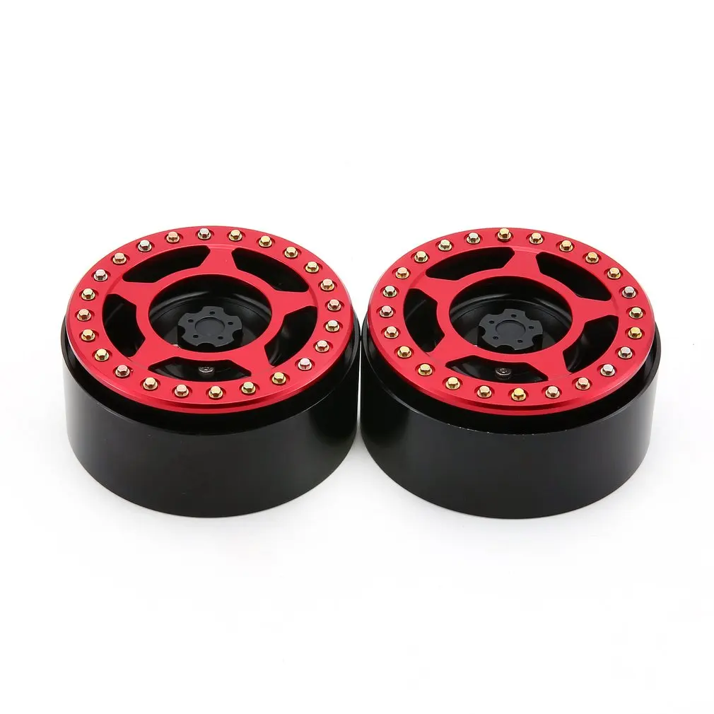 

1Pair/2Pairs Alloy 2.2 CNC Beadlock Wheels Rims CJGLG0018 for 1/10 RC Crawler Axial SCX10 SCX10 II 90046 Traxxas TRX4 D90