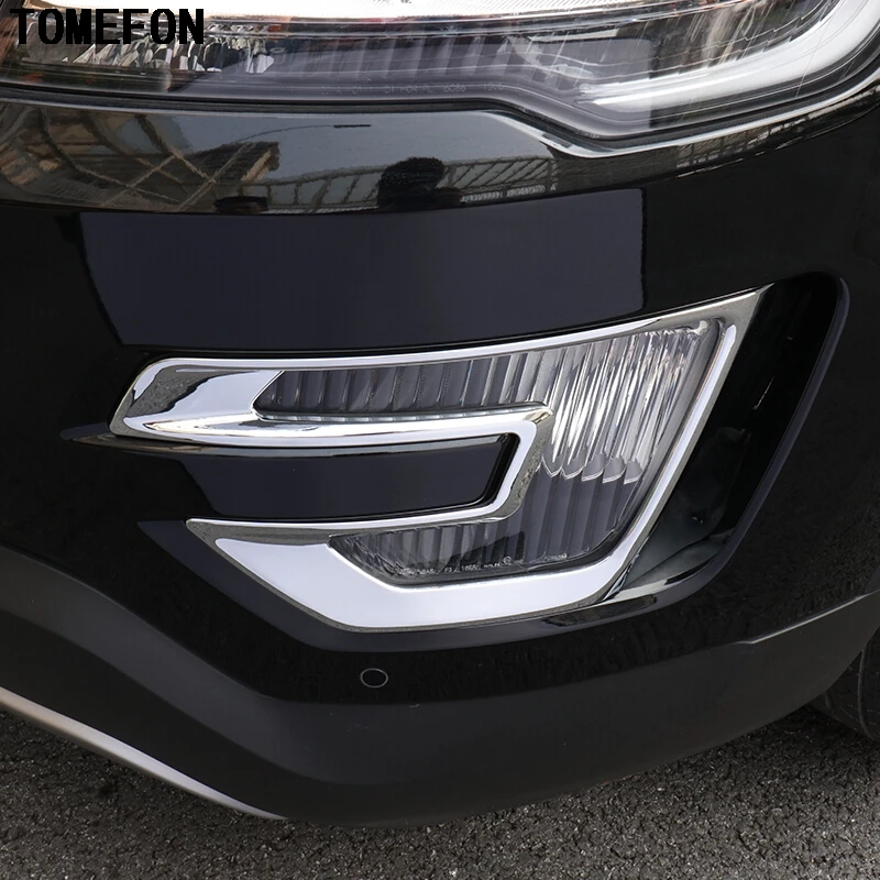 Для Ford Explorer Sport 2016 2017 ABS хромированная крышка передней противотуманной фары