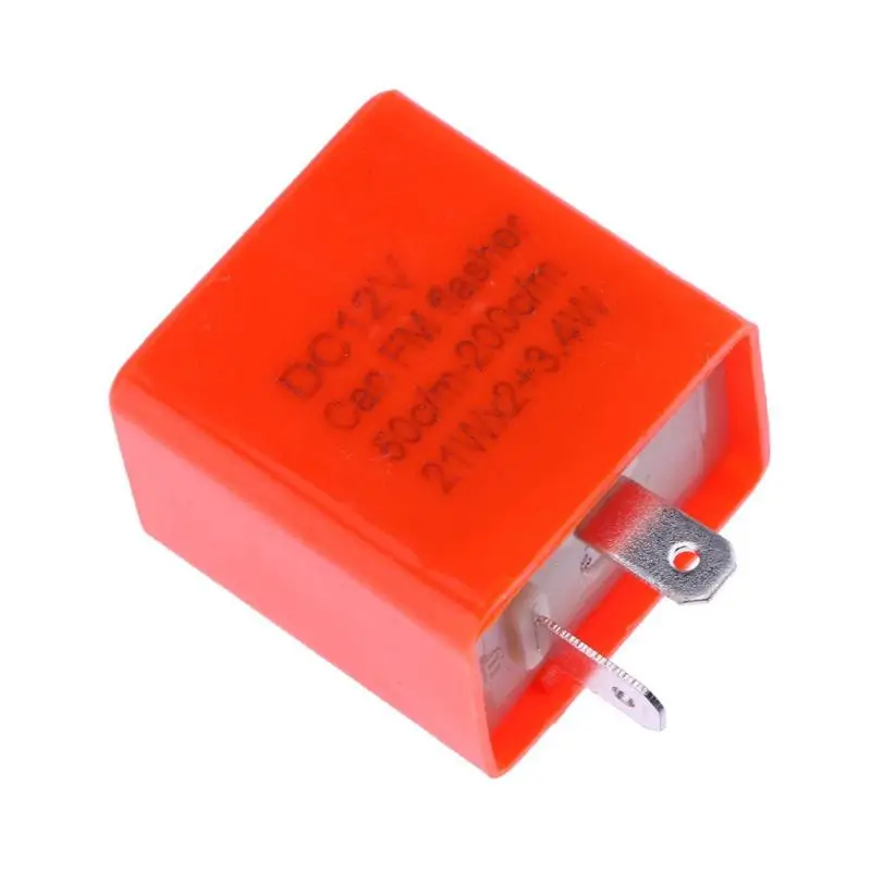 12V 2 Pin Регулируемая частота LED Flasher реле указатель поворота для мотоцикла мотоцикл