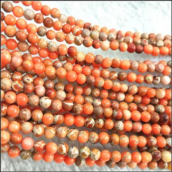 

90pcs natur semi precious stone jasperrs beads accessories round ball 4mm many colors available top fashion jewelry beads