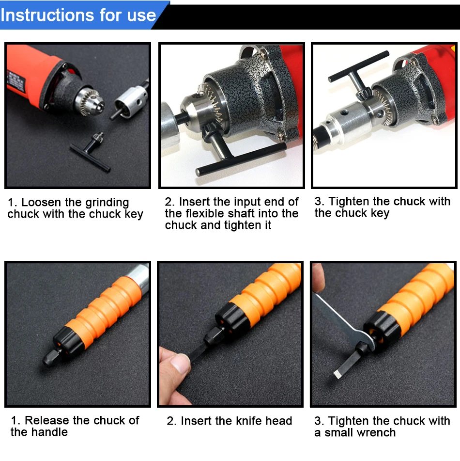 Tungfull Электрический панка для Готской Верховной еды гибкий вал шланг сверлильный патрон гравировальный станок гравировки ручка электрическая дрель Dremel аксессуары