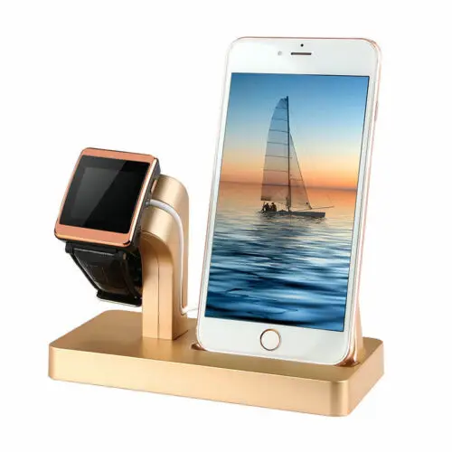 Зарядное устройство для док-станции Подставка для телефона Apple Watch Series iPhone X 8 7 Plus 6 6 S Plus 4S 5s SE