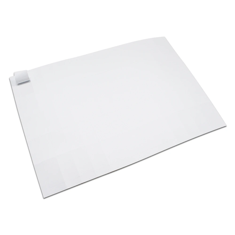 dhl matte blank white kraft label sticker print paper self adhesive