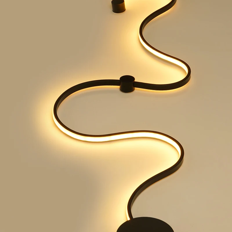 Simple Modern LED Ceiling Light Black&White Body Lustres Led Ceiling Lamp Living Room Bedroom Beside room Luminaire AC110V 220V