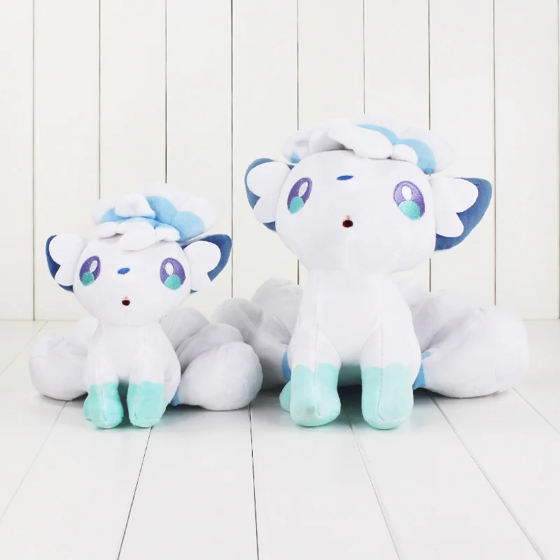 white fox plush