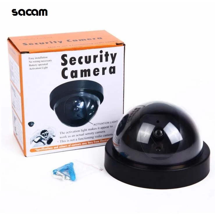 The Secret simulation camera False Security Camera with Red LED Light Conch dummy camera for Decoration Simulation Surveillance (4)