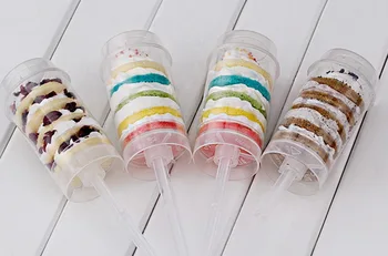 

300pcs/lot Cake Push Pops Push Ups Ice Cream Pop The New Cupcake By Classikool Free Shipping
