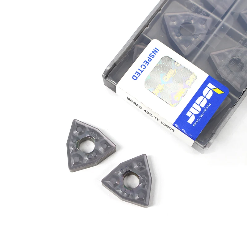 

20pcs WNMG080408 TF IC908 Carbide cutters WNMG 080408 TFIC908 Insert face mill Lathe CNC tools tools internal Turning Tool
