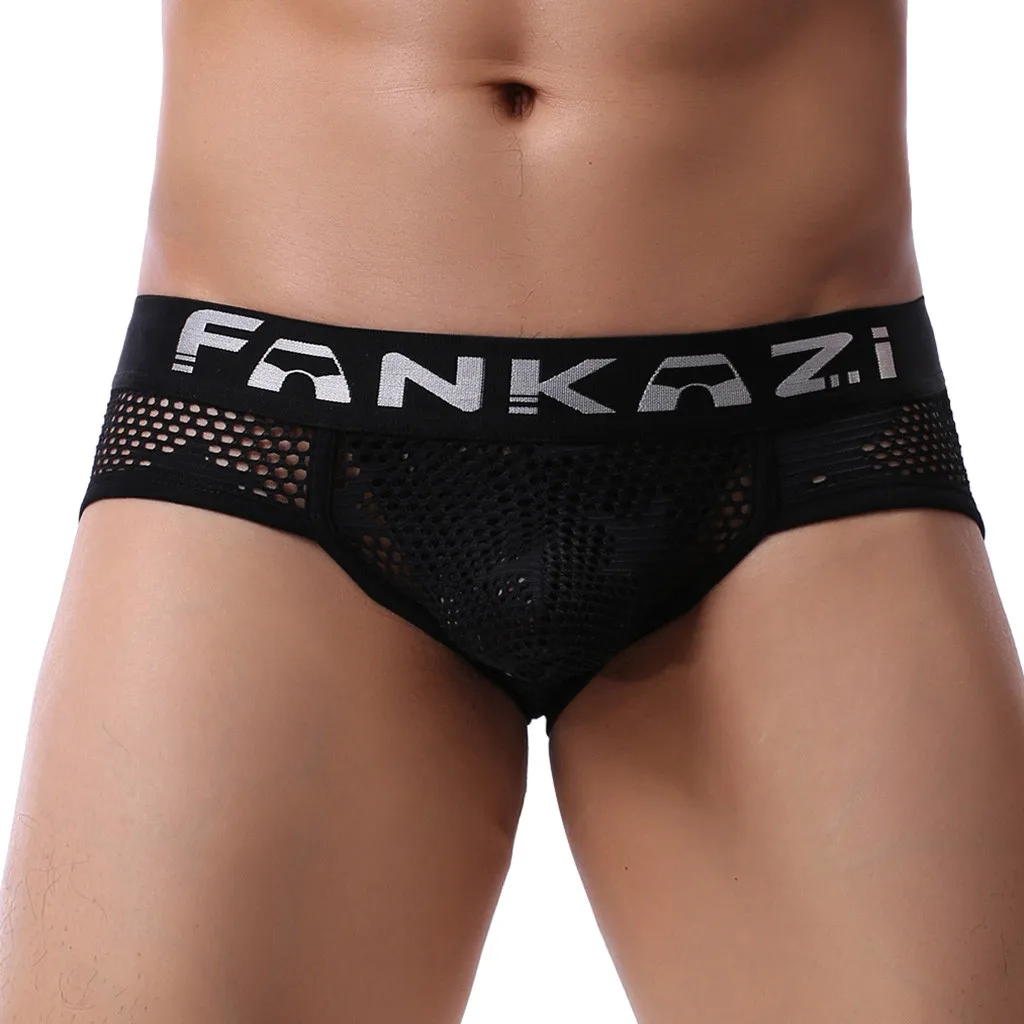 Men's Underwear Star Mesh Breathable Sexy Personality High Fork Underwear men gay underwear seamless men panties Men's Underwear Star Mesh Breathable Sexy Personality High Fork Underwear men gay underwear seamless men panties
