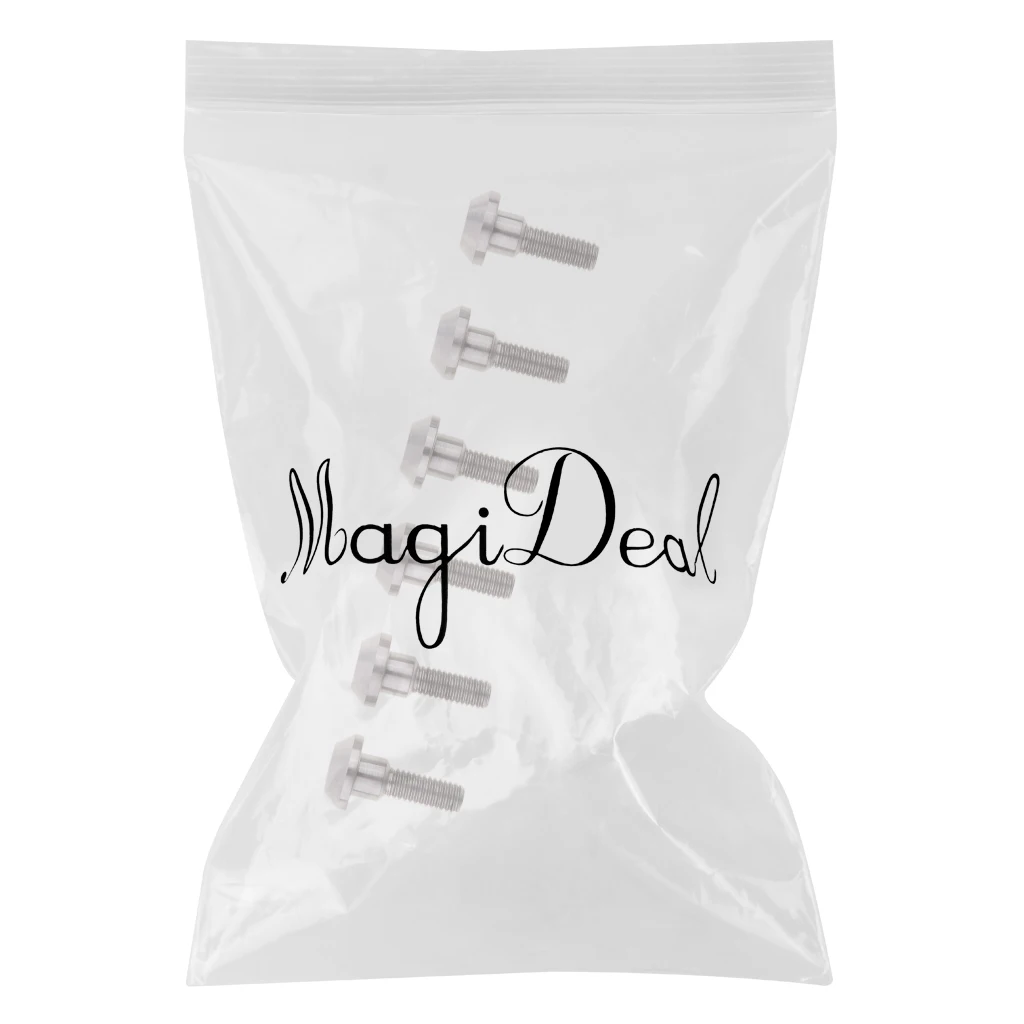 6 Pcs M6 X 20mm Titanium Ti Disc Brake Rotor Bolts For Suzuki GSXR Yamaha R1 Upgrade Kit Save Weight & Never Rust