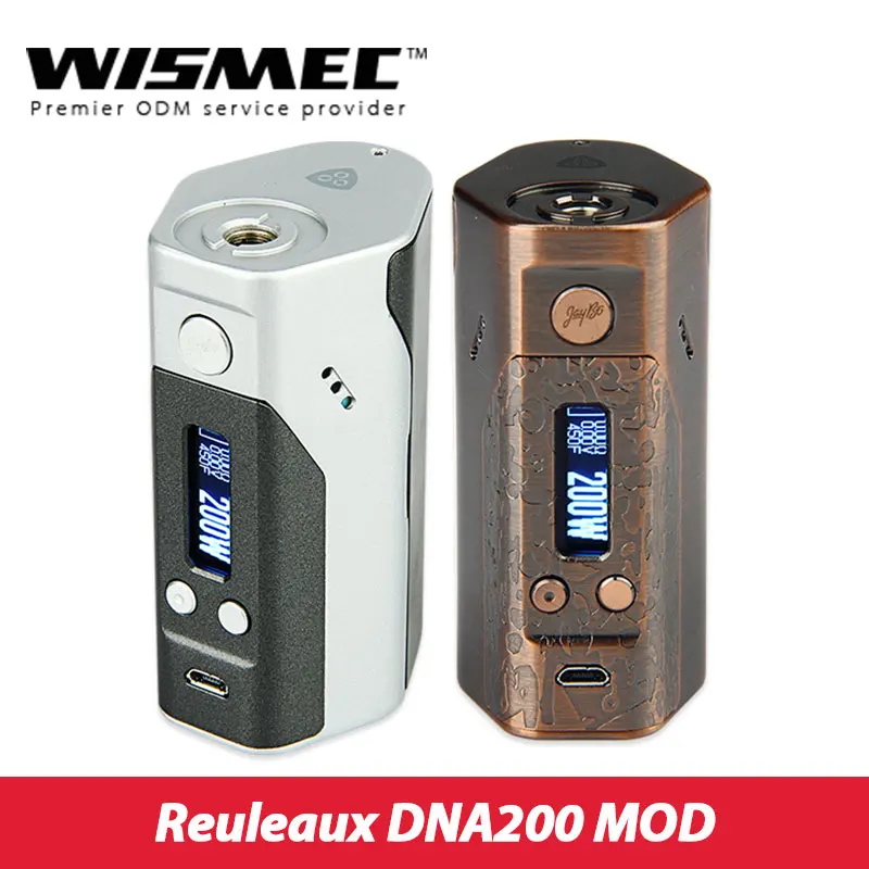 Original 200W Wismec Reuleaux DNA200 Box Mod TC/VW mode Powered by DNA200 Technology 510 thread E Cigarette vs Rx200s TC Mod Original 200W Wismec Reuleaux DNA200 Box Mod TC/VW mode Powered by DNA200 Technology 510 thread E Cigarette vs Rx200s TC Mod